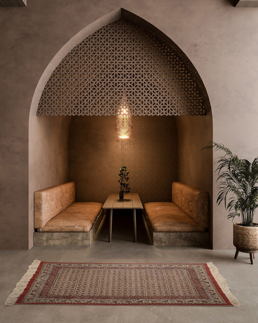 Plastic-free, natural home décor featuring handcrafted Persian-inspired pieces from Faranam Art de Luxe.