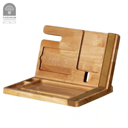 Standard Mosaic Desk Organizer — Signature Hexagonal Pattern