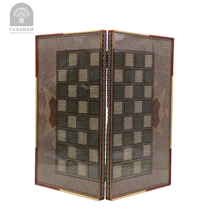 Lion & Sun, Handmade Backgammon & Chess Board