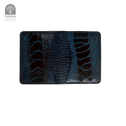 Aris Bifold Wallet, Ostrich Leg Leather