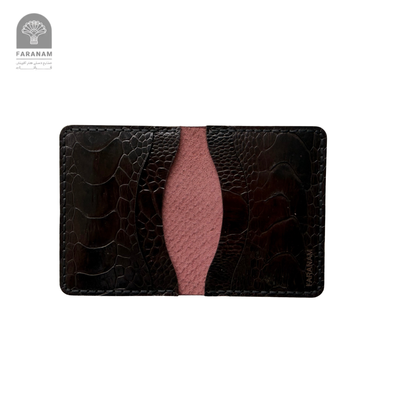Aris Bifold Wallet, Ostrich Leg Leather