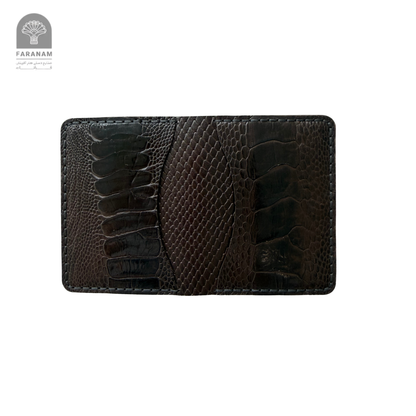 Aris Bifold Wallet, Ostrich Leg Leather