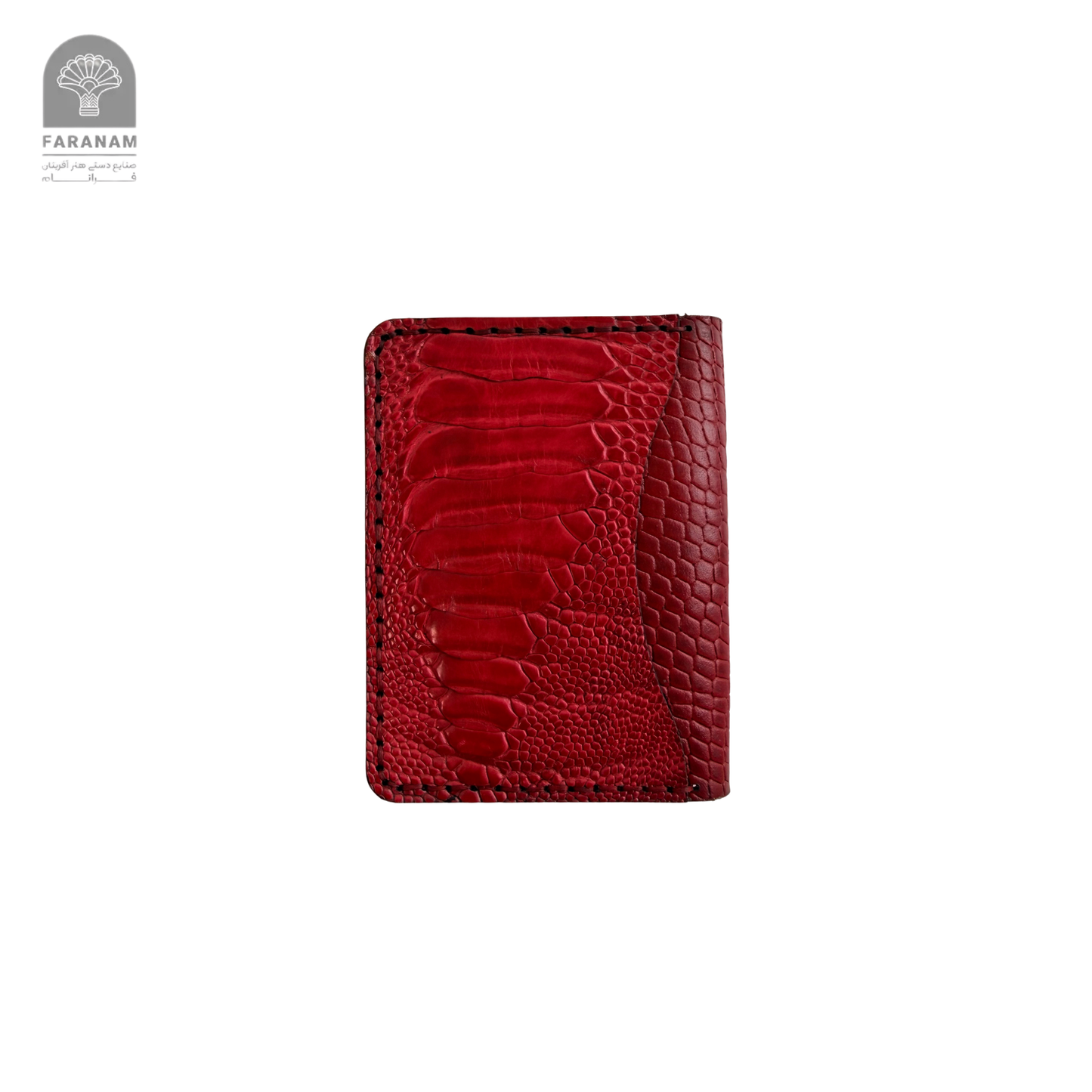 Aris Bifold Wallet, Ostrich Leg Leather