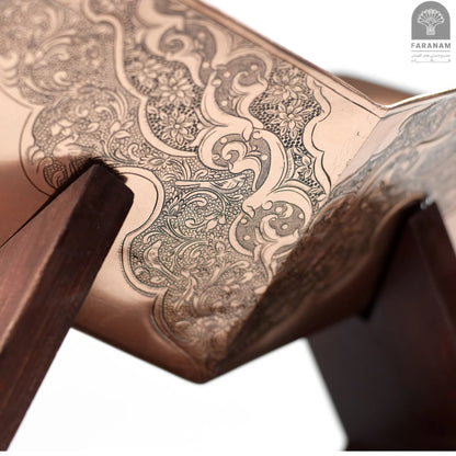 Avand Fruit Bowl, Hand-etched copper