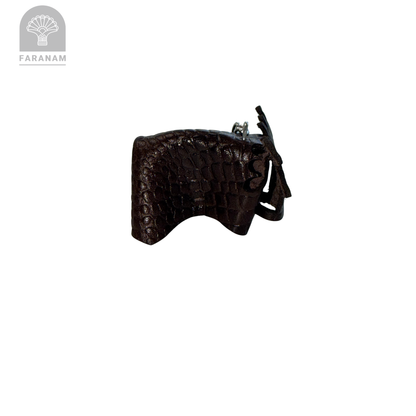 Deer Keychain, Cowhide Leather