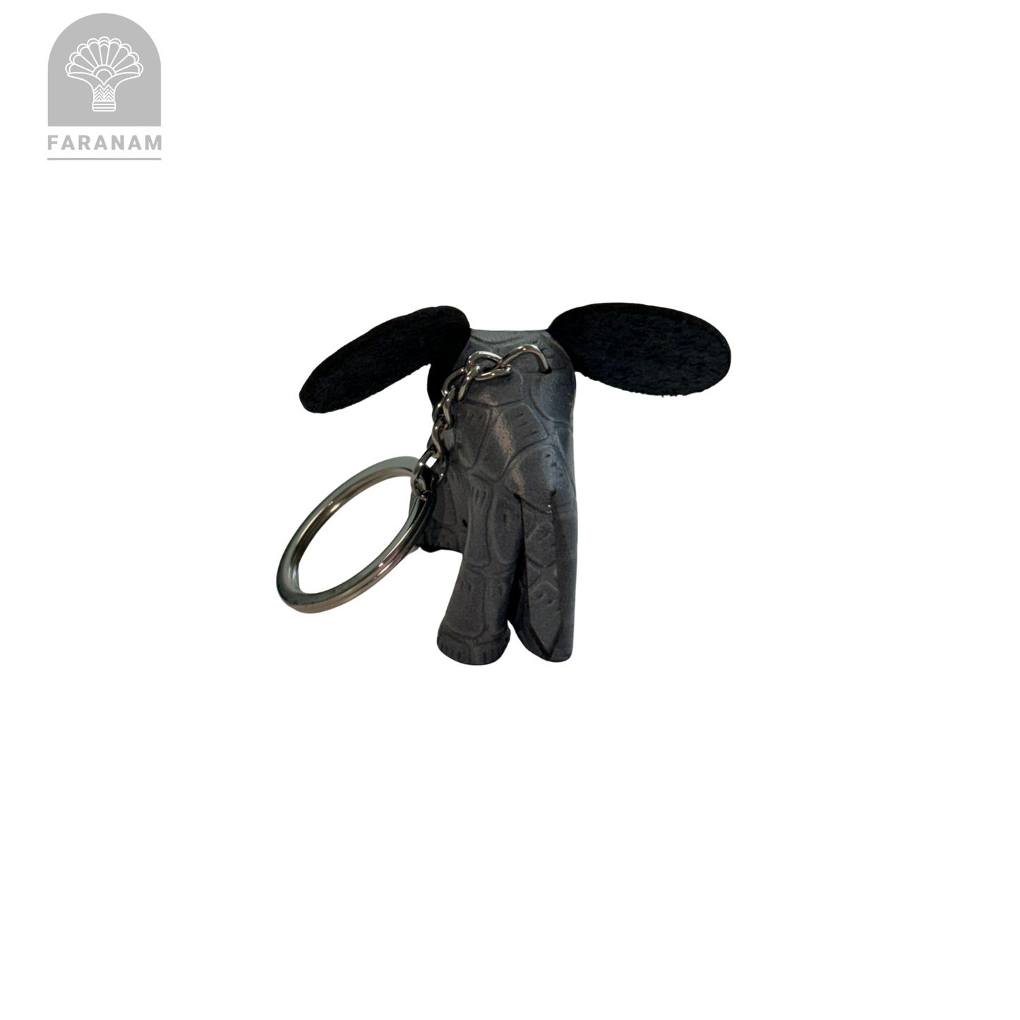 Mouse Keychain, Cowhide Leather