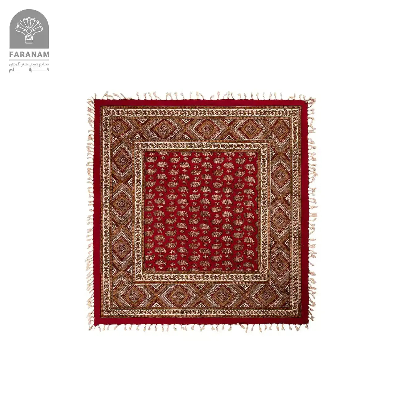 Ruby Ghalamkar, Cotton  Square Tableclothm, Handmade My Store