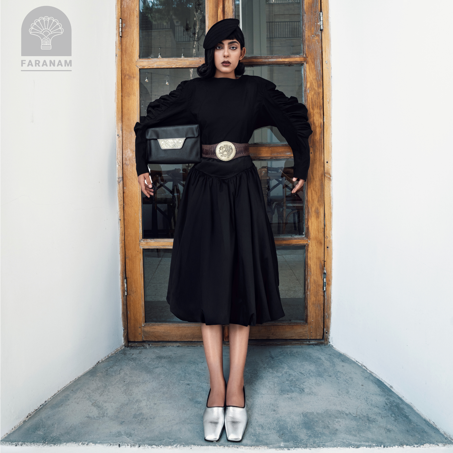 Vala Hand Etched Leather Bag