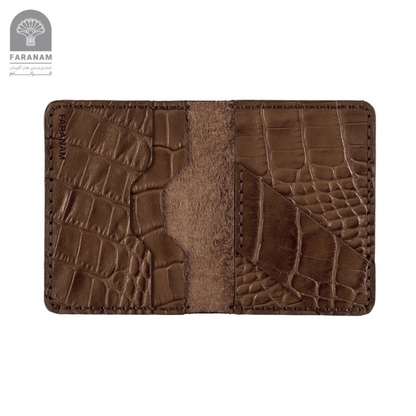 Farasa Leather Gift Set; Long wallet, bifold wallet, keychain, sunglasses cover