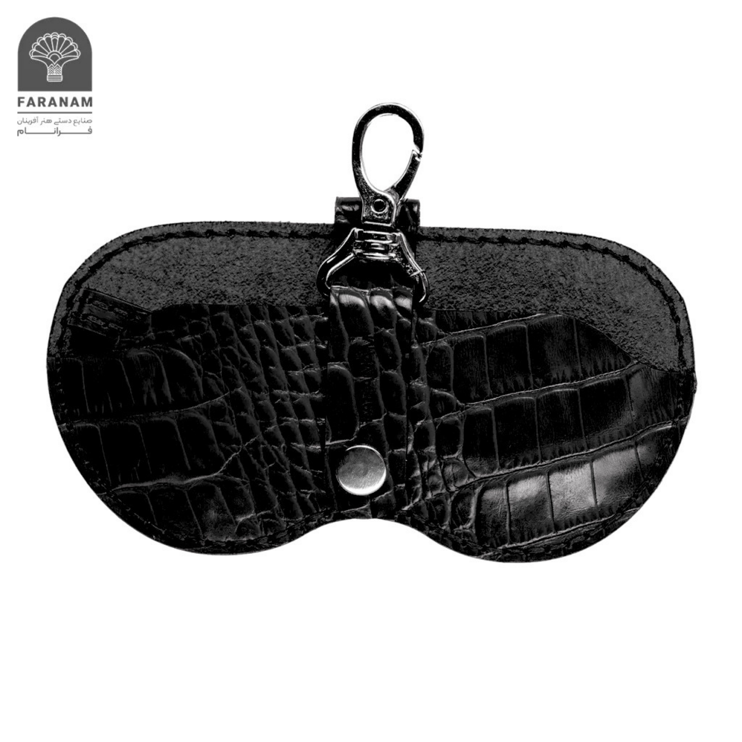 Farasa Leather Gift Set; Long wallet, bifold wallet, keychain, sunglasses cover